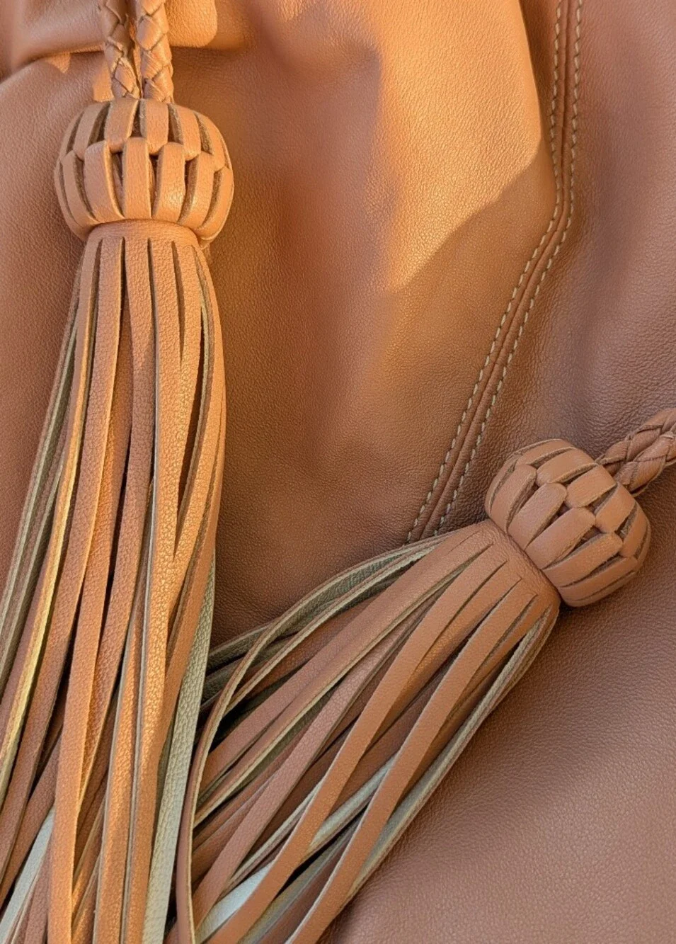 Mulberry | Rare 2010 Leah Slouch Hobo Bag Leather Apricot Rose Gold Hardware